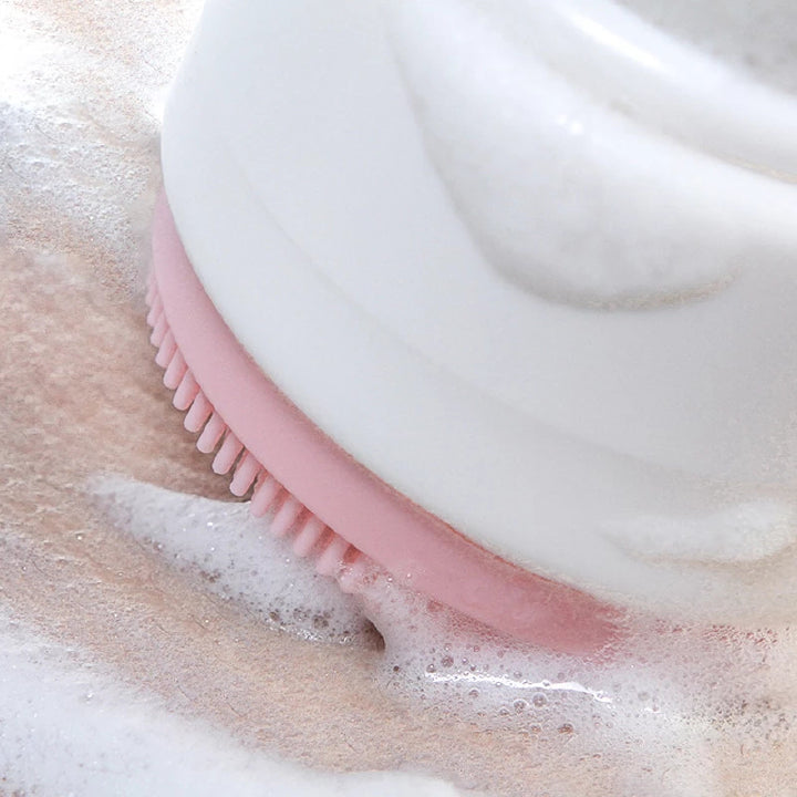 Double-Sided Silicone Face Cleansing Brush Facial Cleanser