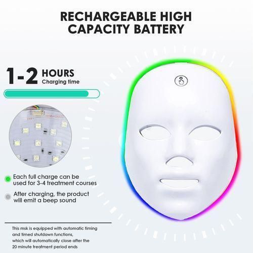 7-Color LED Wireless Skin Care Mask.