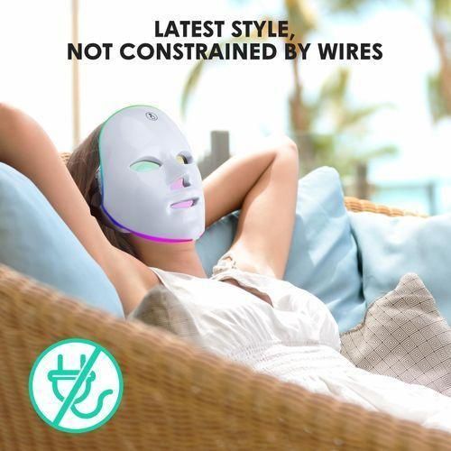7-Color LED Wireless Skin Care Mask.