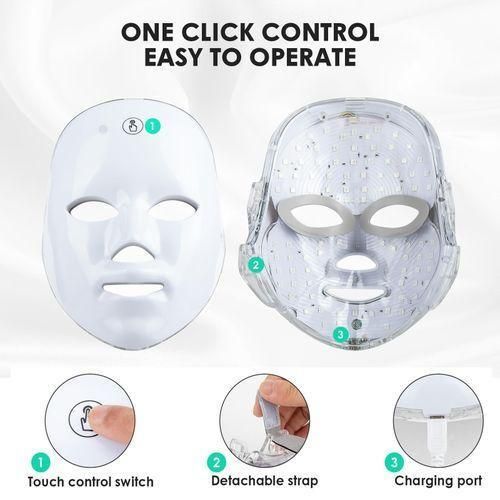 7-Color LED Wireless Skin Care Mask.
